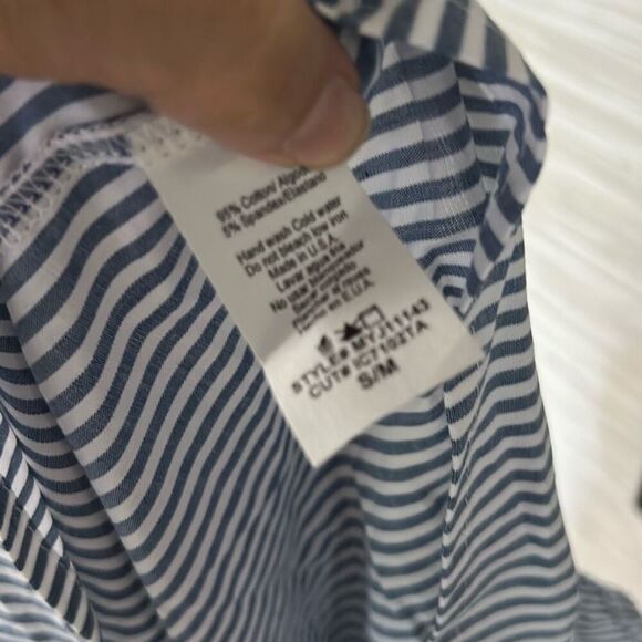 Eileen Fisher Navy silk textured jacket 3/4 sleeves M - Picture 5 of 6